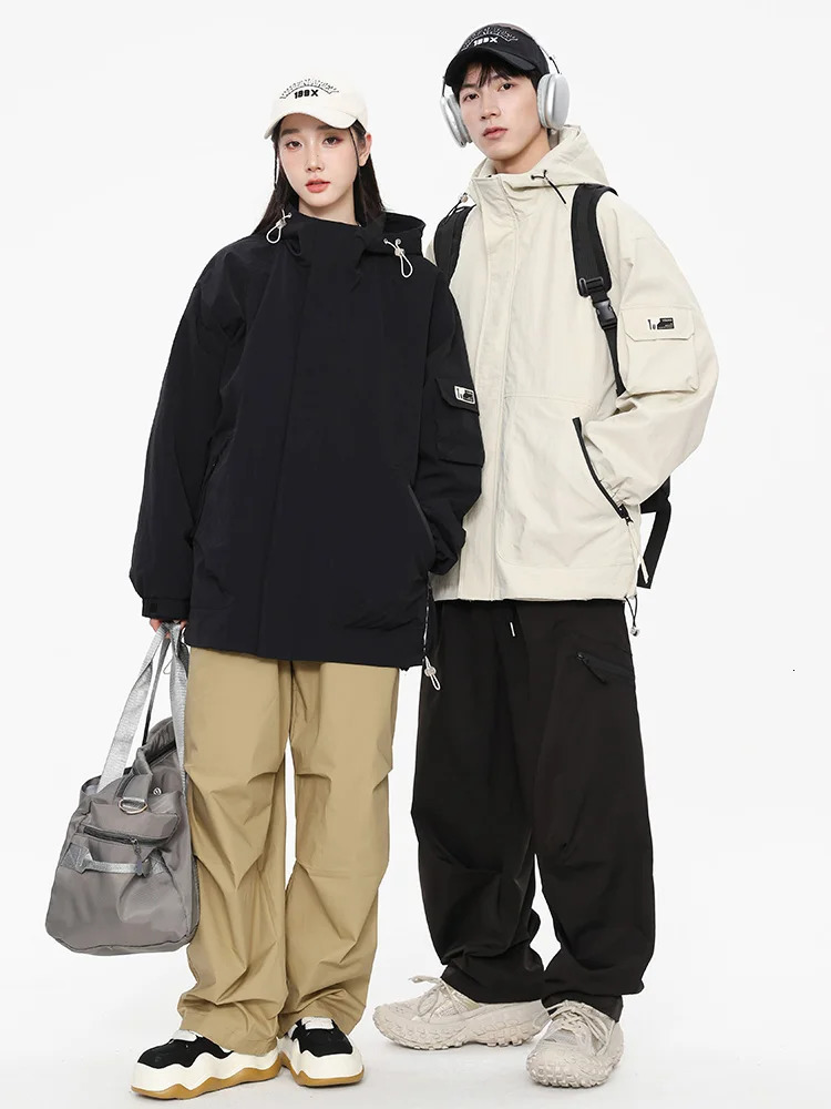 Winter Mens Parkas Korean Fashion Hooded Windproof Pad Jacket for Men and Women Thick Warm Jacket 241007