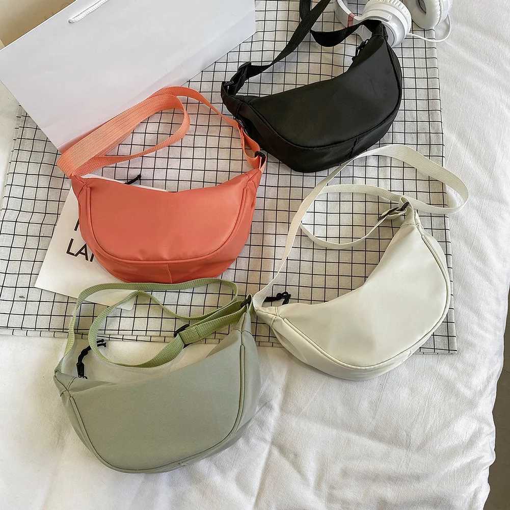 Leisure Half Month Bag Stray Cross Body Bag Female Designer Shoulder Bag Female Fanny Bag Handbag Travel Shopping Bag M241014