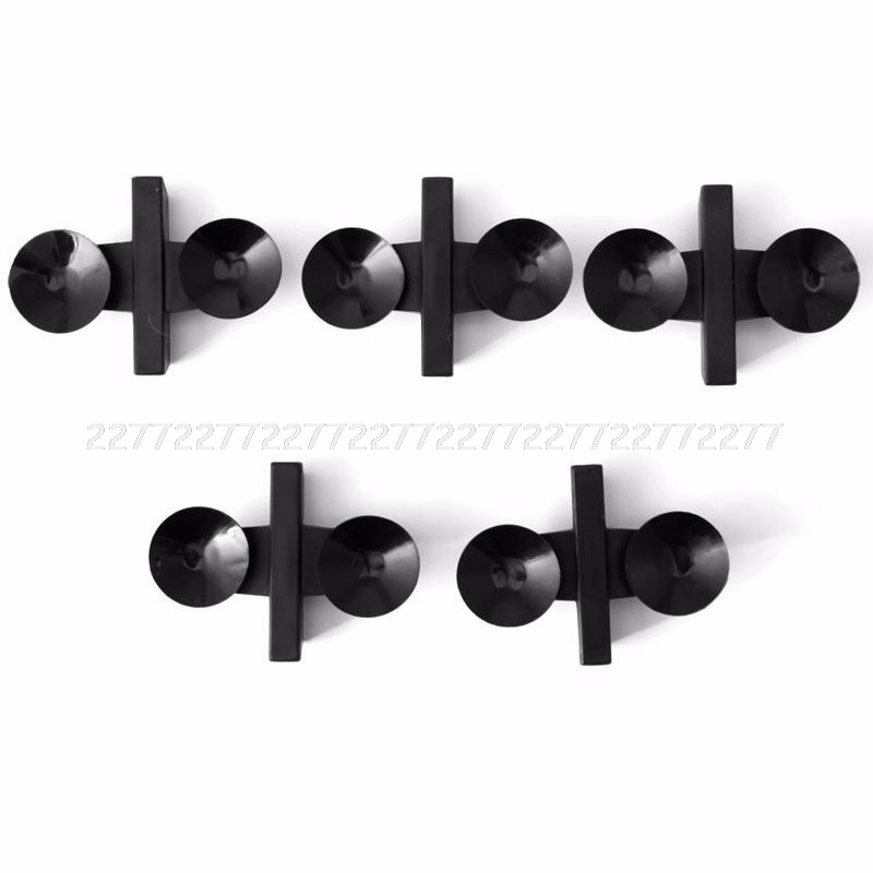 5pcs Black Plastic Divider Sheet Holder Suction Cups for Aquarium Fish Fish Product Pet Products JUN26 dropship