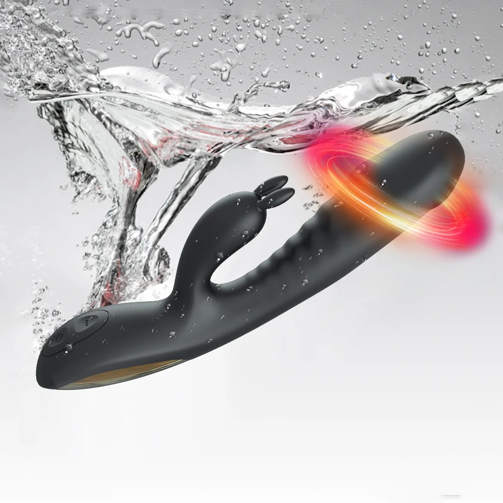 Rabbit Vibrator for Women Powerful G Spot Female Clitoris Stimulator Rechargeable Vibrating Silent Dildo Adult Goods Sex Toy 241014