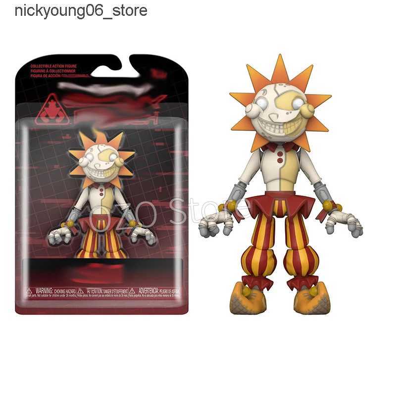 Action Toy Figures Game Model Sundrop Moondrop FNAF Action Figure Special Edition Joints Movable Collection Sun Moon Joker Figurine Toys Gifts L240910