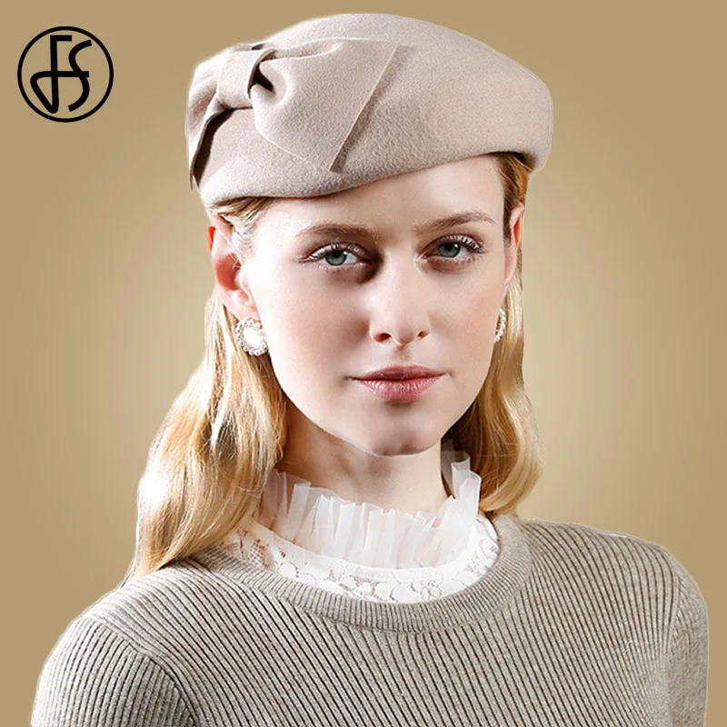 Fedora 100% wool black Pillbox hat elegant wedding felt for women Fedora hat derby tea party formal womens church hat 241011