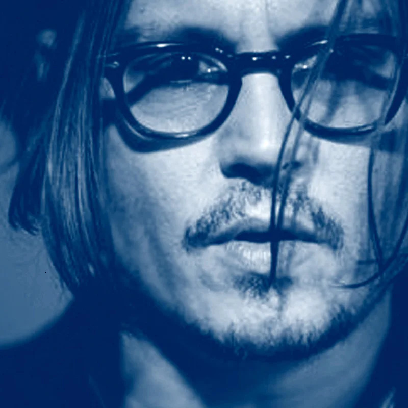 Johnny Depp Eyeglasses Men Spectacle Frame Lemtosh Style Glasses Transparent Lens Computer Male Round Vintage 241014