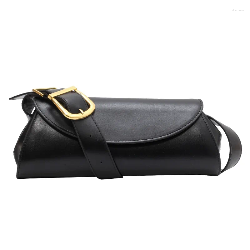 Totes Shoulder Bag For Women Adjustable Wide Strap Retro Underarm Simple Color Handbag Shopper Purse Fashion Crossbody Bags fashionable item zhanyishe