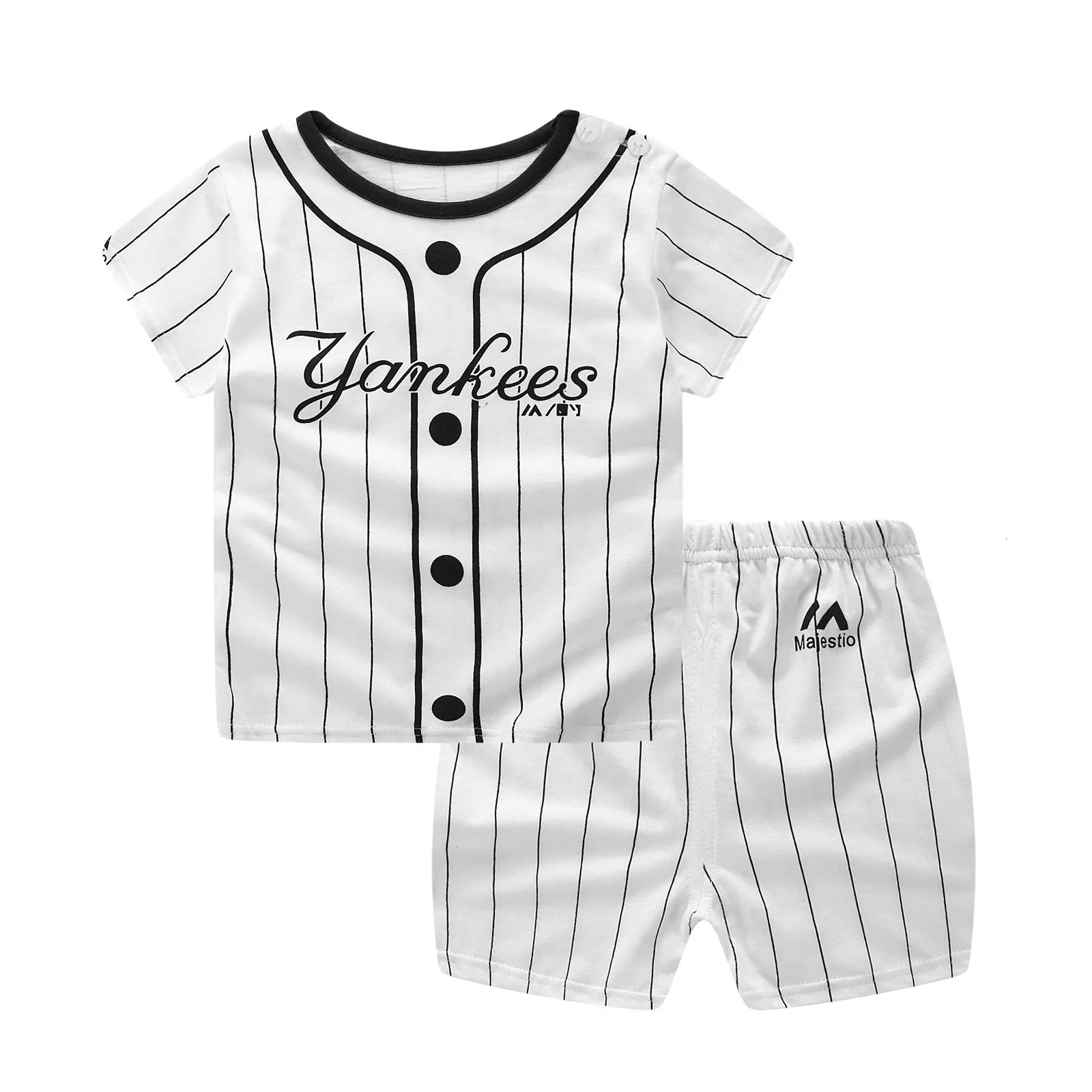 Deisgner Baby Boy Clothes Sport Clothing Tracksuit Active Striped Tshirt shorts Baseball Football Toddler Sets 241011