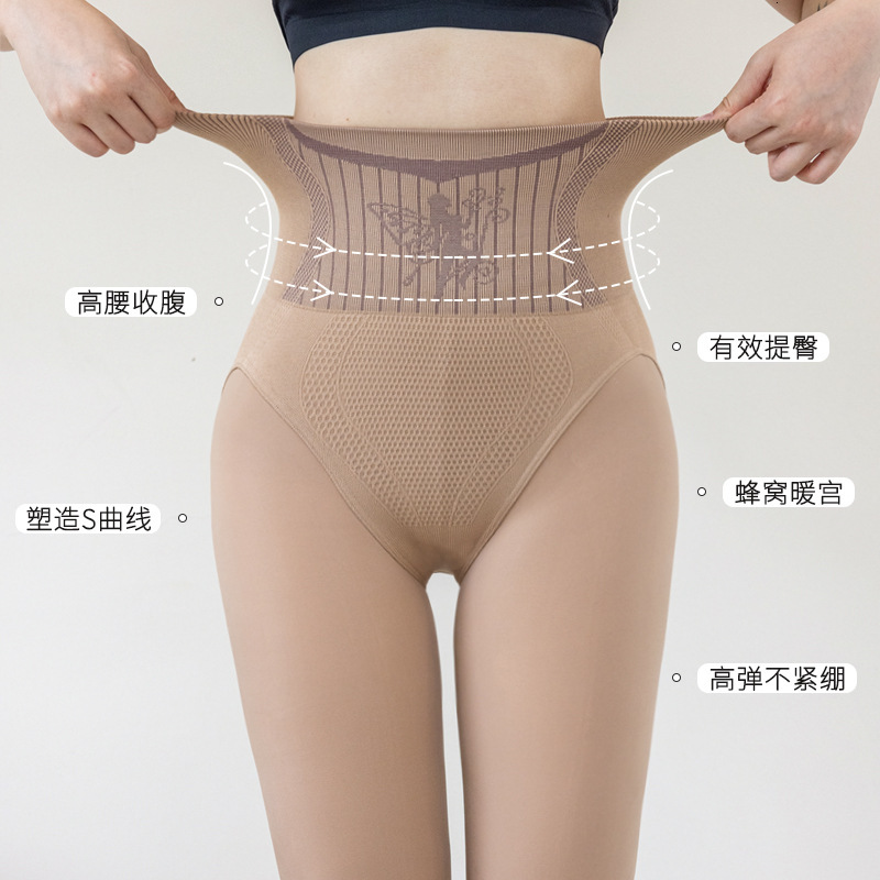 2025 New Designer Flower fashion Fairy Water Socks Women s Meat Bottom Pants Spring Thin High Waist Tight Pantyhose Autumn Winter Plus Velvet Coat