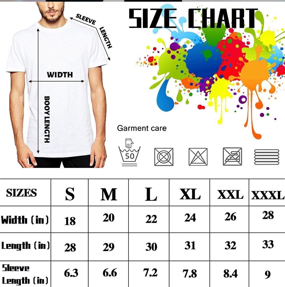 Mens T shirt Mens T-Shirt 3D Print T-Shirts Short Sleeve Crew Neck Graphic Tee Men graphic tee Casual tops summer clothes Breathable and stylish cool