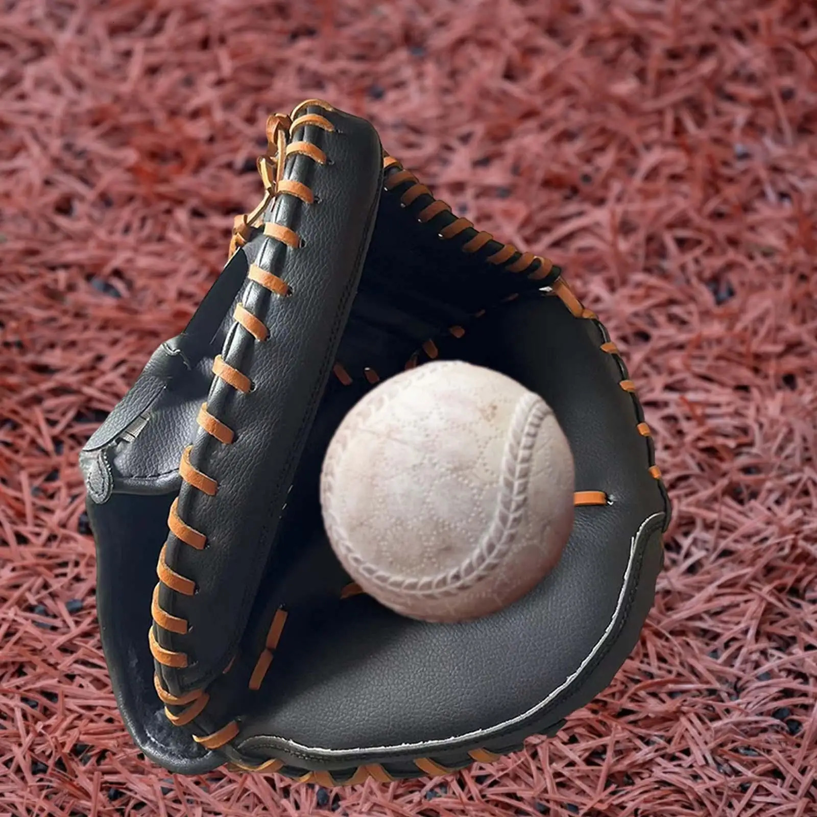 Baseball Glove Baseball Softball Mitt Teeball Glove Comfortable Catcher Mitt Baseball Softball Fielding Glove for Youth Adults 241010