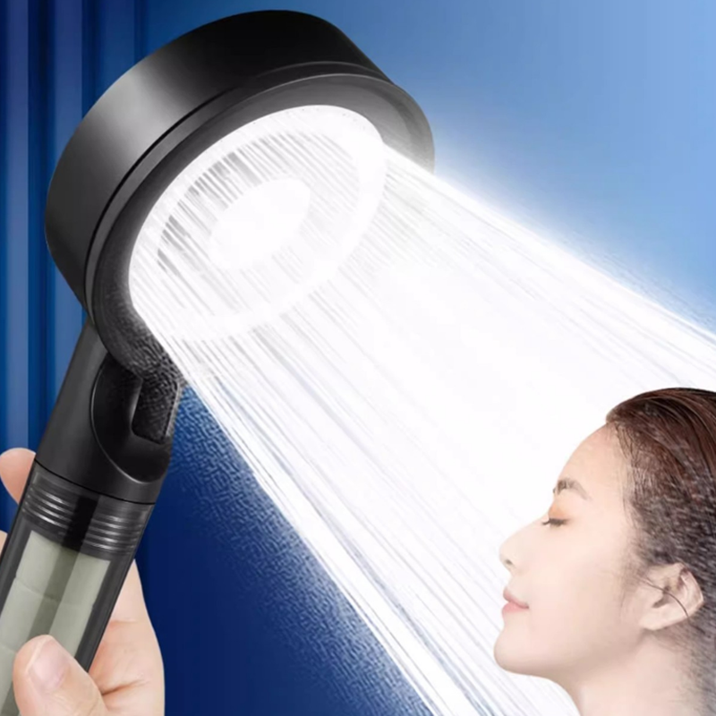 Filtering shower head shower head super powerful shower sun household lotus head pressurized large water output bath bar set