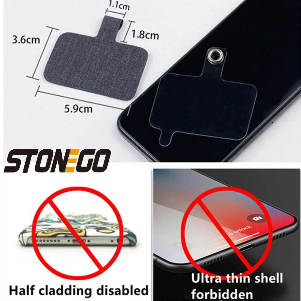 STONEGO Universal Phone Lanyard Adjustable Detachable Neck Cord Lanyard Strap Phone Safety Tether For All Mobile Phones