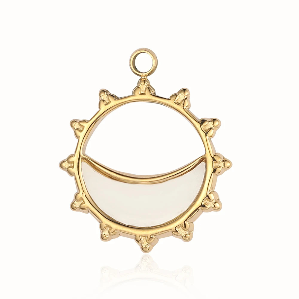 3pcsLot Stainless Steel Sun Star Charm Pendant for DIY Jewelry Making Necklace Earring Wholesale 241010