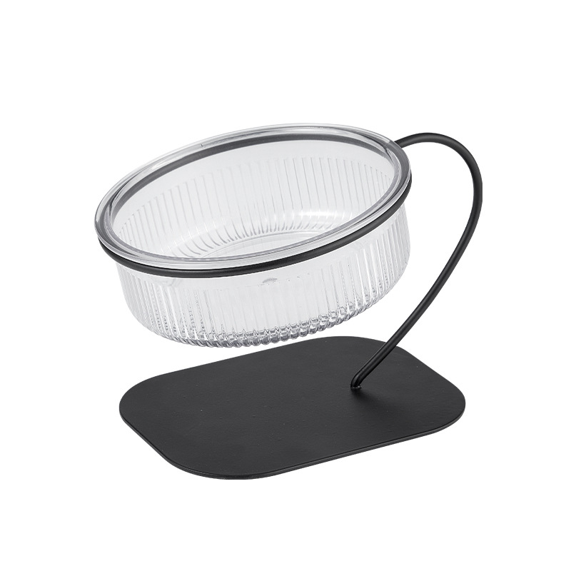 Custom Orthopedic 15 Tilted Stand Feeder Wholesale Abs Plastic Small Dogs Puppy Water Feeding Raised Food Elevated Cat Bowl