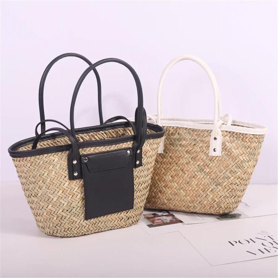 womens y shoulder bag portable beach messenger shopping large hollow handbag 241014
