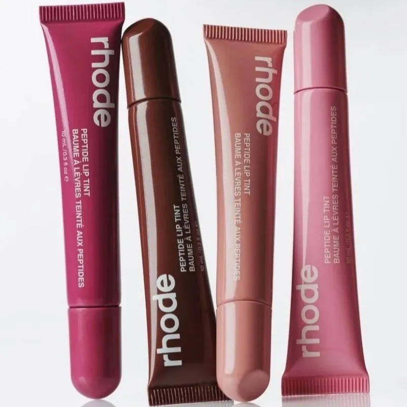 MOQ 2pcs Lip Gloss Rhode Lip Plumper 10ml Liquid Lipstick Makeup Toast Espresso Raspberry jelly Ribbon Lipbalm Moisturizing Shiny lipgloss Beauty Cosmetics
