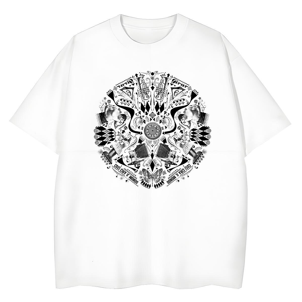 2024 Designer Women T Shirts 230g Cotton Breathable Short Sleeve Outdoor eye of the devil Womens Tshirts High quality Customized Clothings