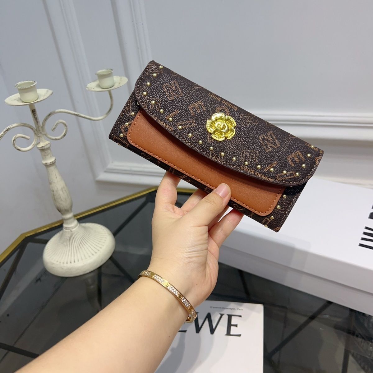 2025 New wallet Designer Wallet Women s Multi Slot Zero Wallet Large Capacity Printing Long Wallet