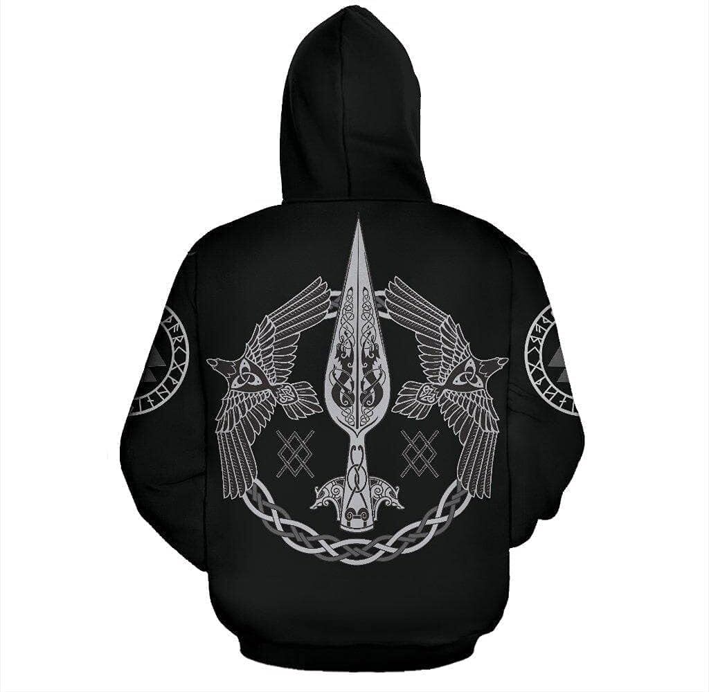 Hoodie for Mens Womens Yggdrasil Tree of Life Viking Hoodies, 3D Print Crow Hooded Pullover, Fall Sweatshirt Jacket with Pocket Graphic Hoodies sweats