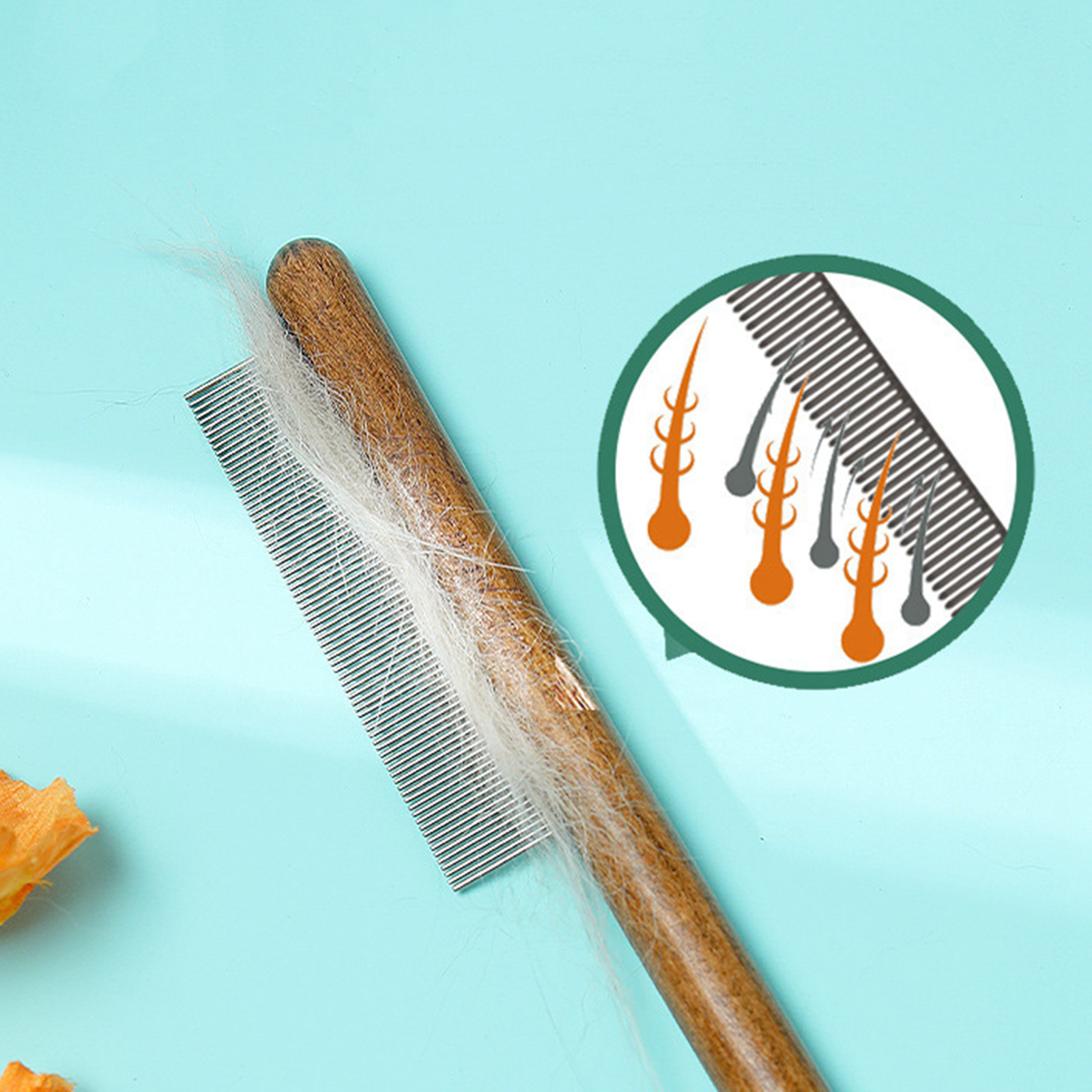 Professional Pet Comb Grooming Tool Accessories Supplies Brush for Cats Chinchilla Long Hair Pets hair