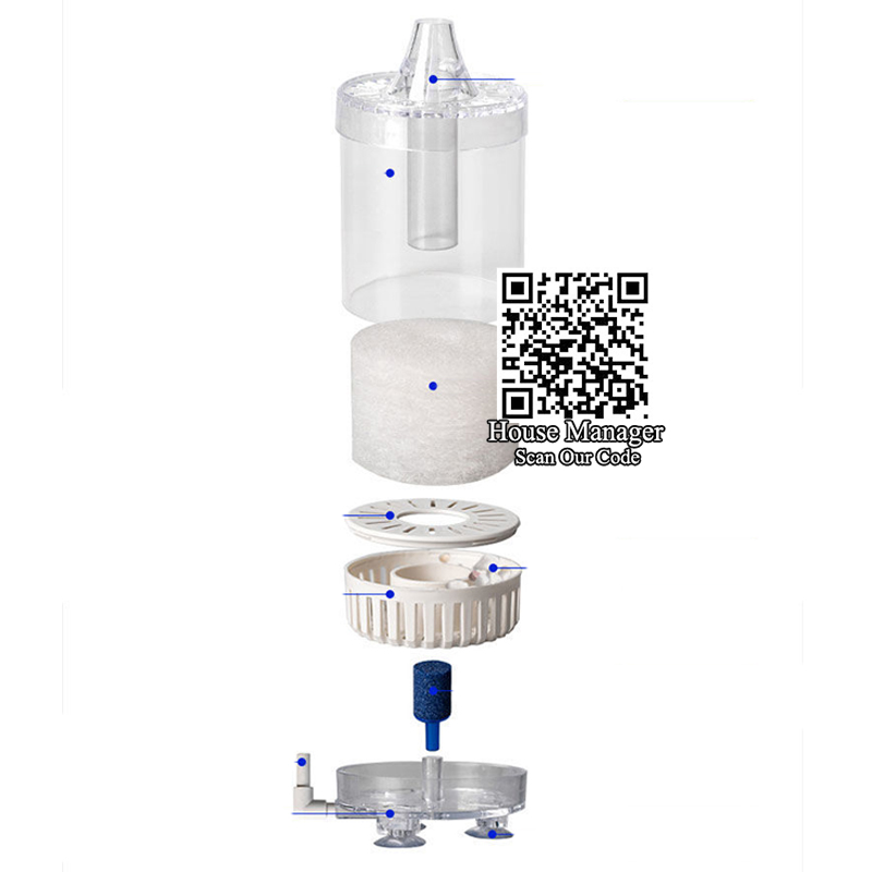 Water Fairy Aquarium Water Filter Efficient Internal Sponge Fish Tank Filter Pneumatic Filtration Air Pump Aquarium Accessories