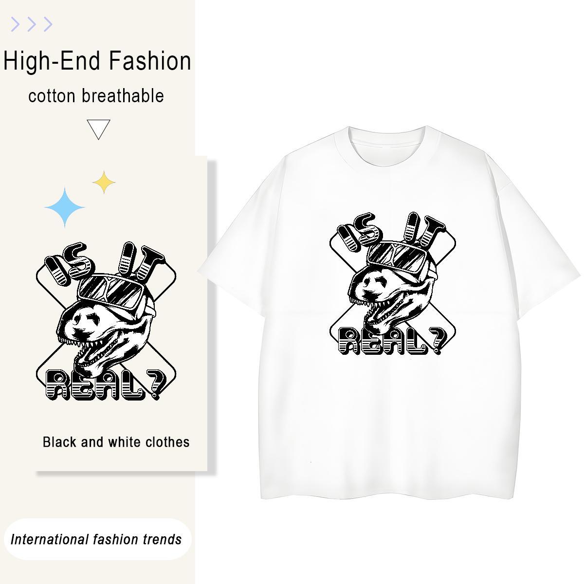 2024 Designer Womens T Shirts 230g Cotton O Neck Short Sleeves Hip Hop logo Womens Tshirts Loose Anime Oversized Top Tees