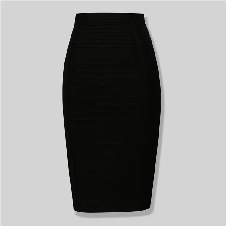High quality black red blue orange zippers body synthetic silk bandages ski day party pencil skirts 241011