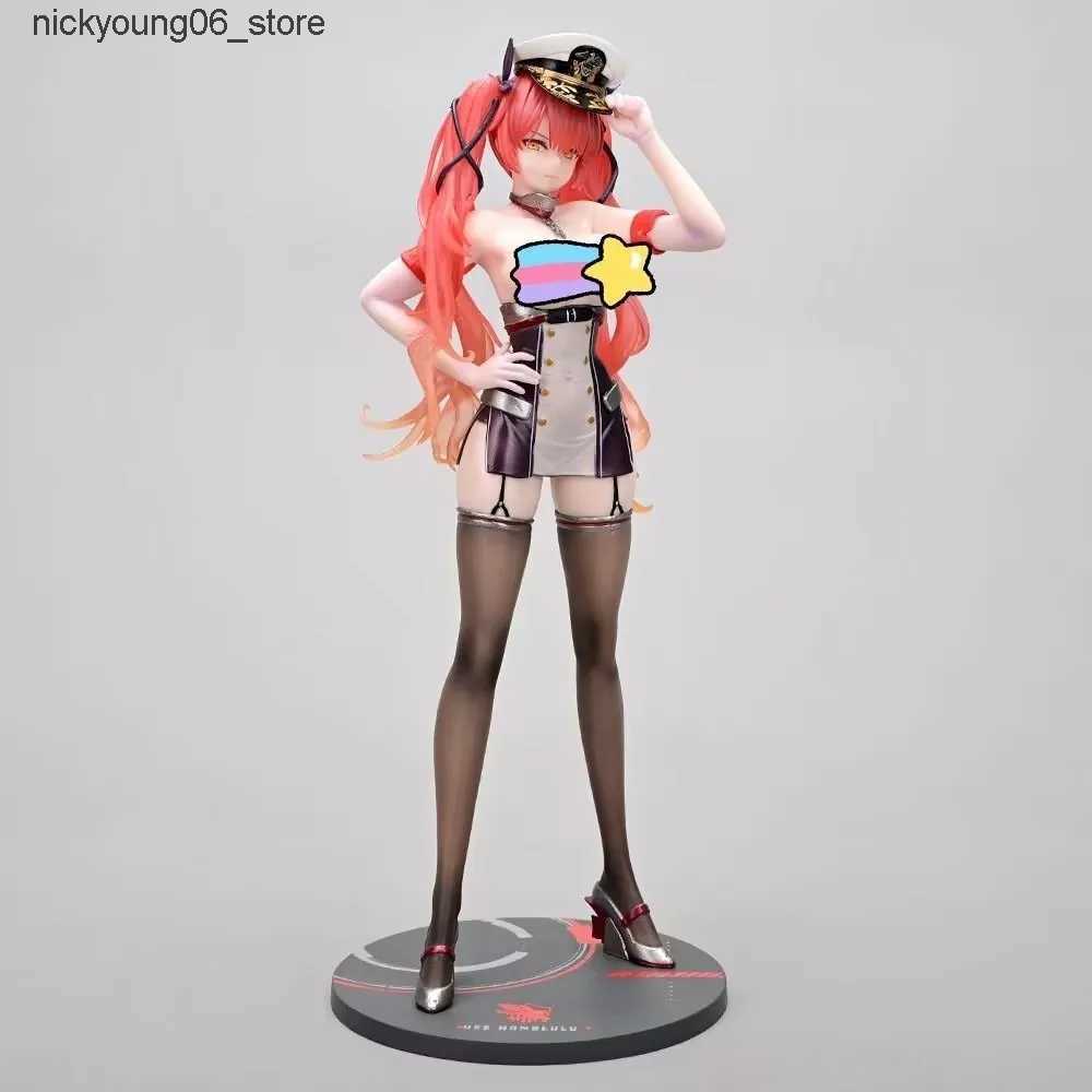 Action Toy Figures 25cm Azur Lane USS Honolulu Action Figure Collection Toys Christmas Gift Doll With Retail Box L240910