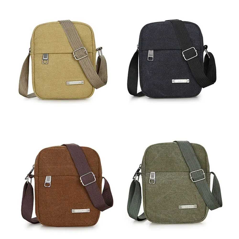 Convenient shopping bag single shoulder mobile backpack canvas backpack mens bag M241014