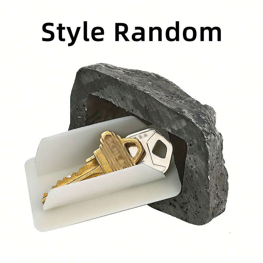Safe Secret Stash Storage Outdoor Garden Key Box Rock Hidden Hide In Stone Security