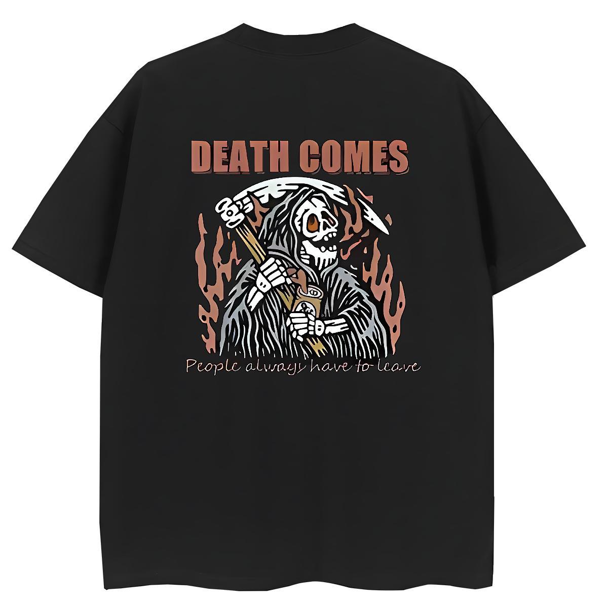 Brand T Shirts Women 230g Cotton Breathable Beach skull Women Tees Wholesale Oversized Tshirts