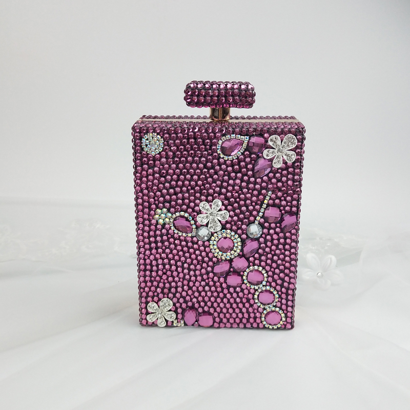 Fashion Crystal handbags women evening bags Chain Shoulder bags Rhinestone party purse Day Clutches