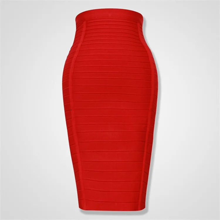 High quality black red blue orange zippers body synthetic silk bandages ski day party pencil skirts 241011