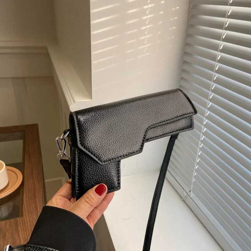 Niche new 3D gun shaped womens shoulder bag unique leather cross body bag high-quality mini wallet clutch for women M241014