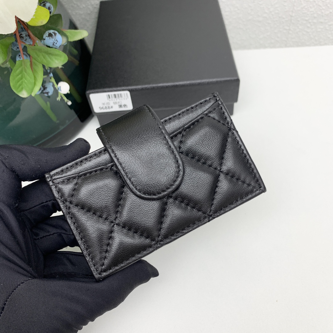 Designer Hasp Card Holders for unisex Women and Men Credit Card Purses Bags Real Leather