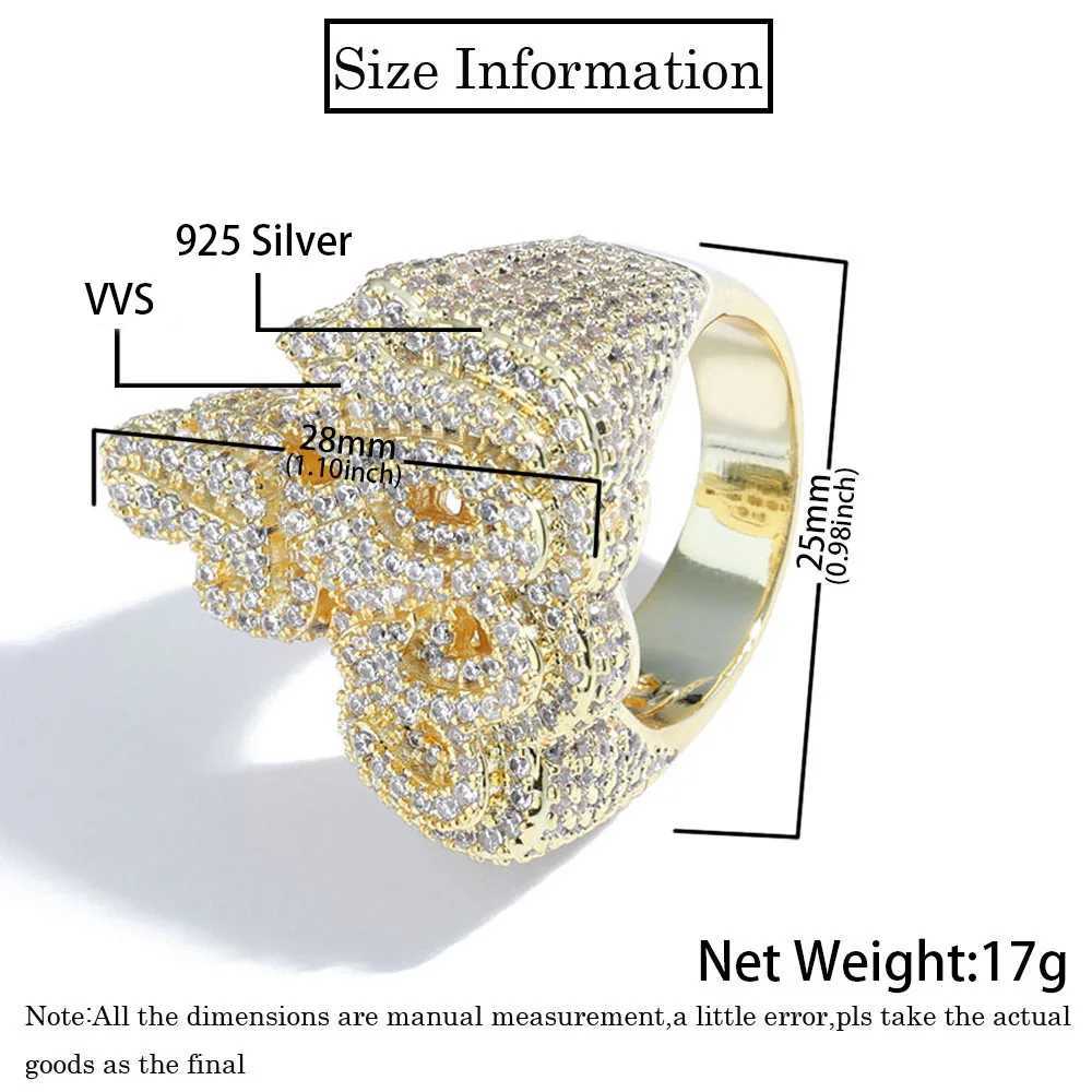 GRA Pass Diamond Tester 925 Sterling Silver Hip Hop Jewelry New Style VVS Diamond Moissanite Men Ring Allah