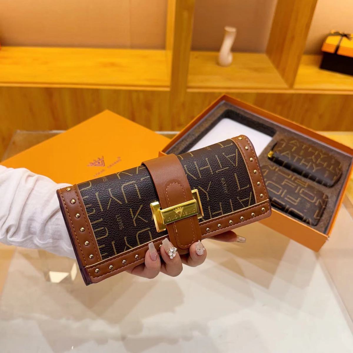 2025 New Designer Wallet Counter Quality High Beauty Light Luxury Self Use Gifts Fashion Portable wallet Women s Card Bag Wallet Handbag