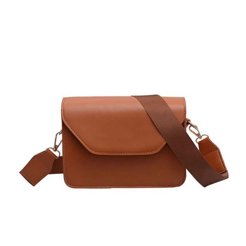 Fashion flip top ten font womens bag PU leather small square bag casual shoulder messenger bag small handbag M241014