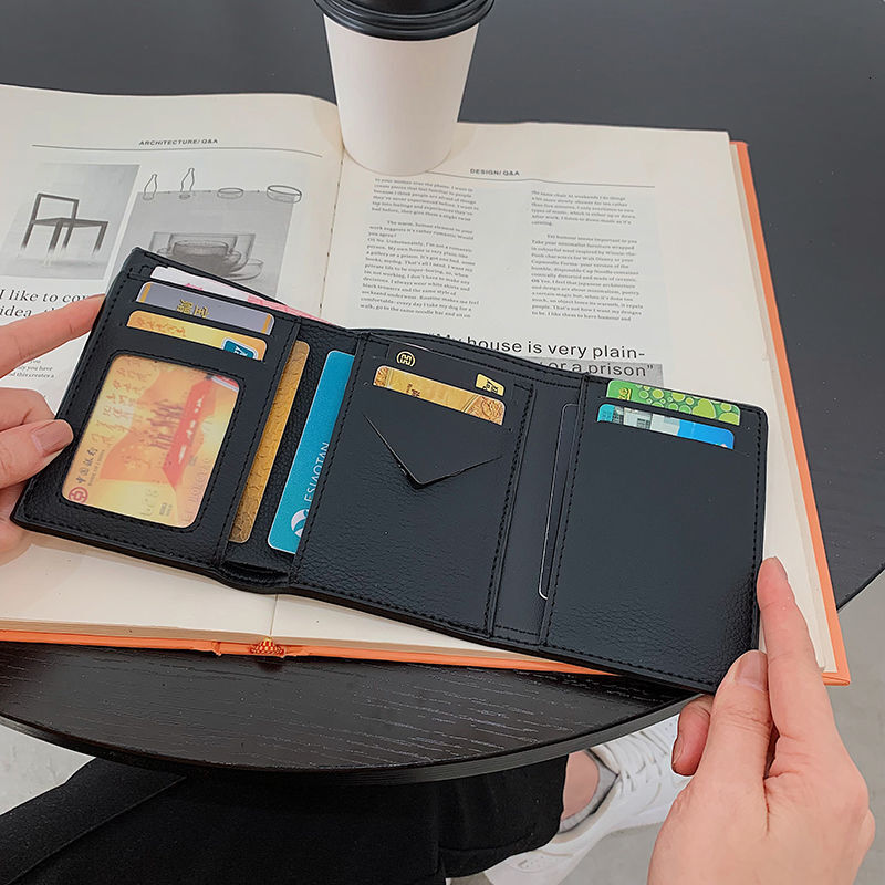 2024 New Designer Wallet Small Women's Printed High Beauty Fashion Multi Card Folding Wallet