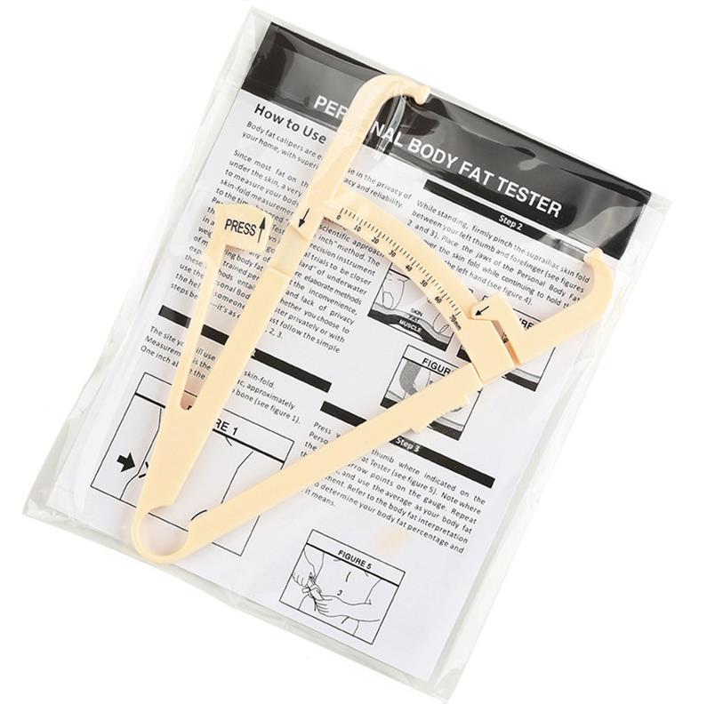 Body Fat Caliper Skin Analyzer Measure Charts Fitness Slim Keep Health Tester Body-Fat Monitor Meter Skin Analyzer-Measure ni86