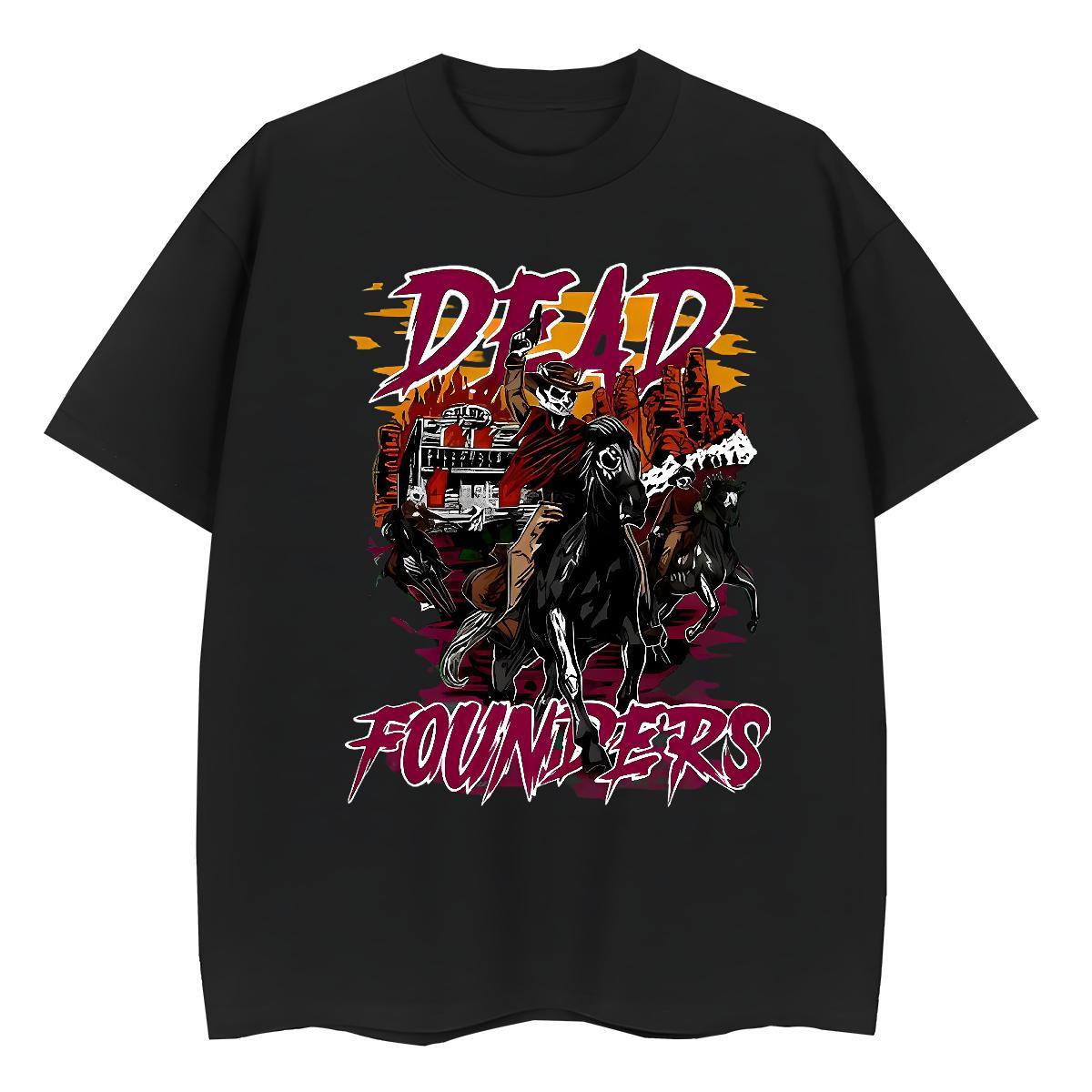 Classic T shirt 230g Cotton Breathable Short Sleeve Street Wear horse Women Tshirts Lady Customized Print Tees Shirts