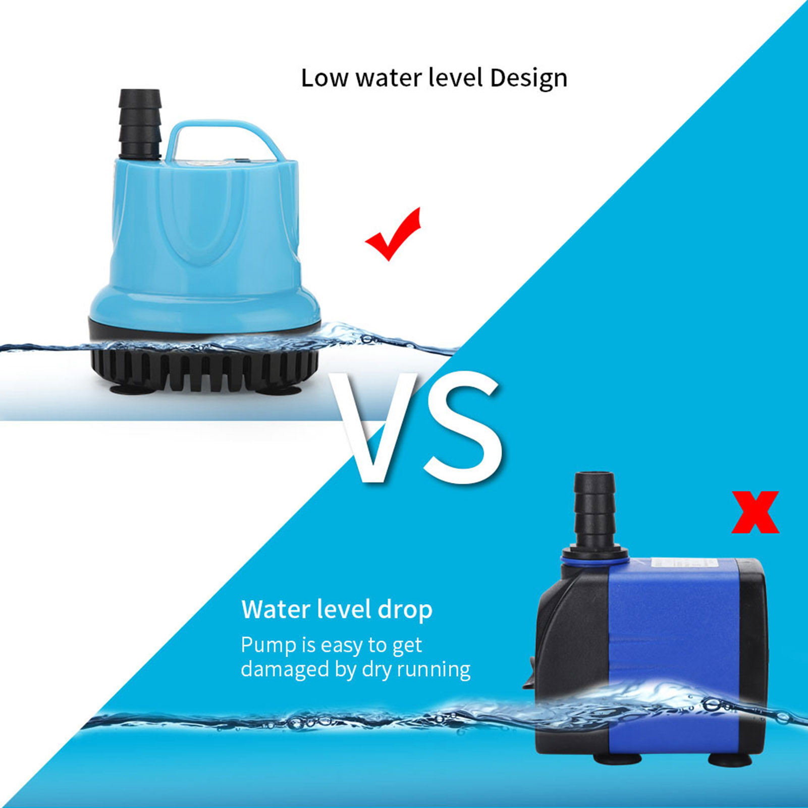 Aquarium Submersible Filter Water Pump Fish Pond Fountain Quiet Water Change Pump Fish Tank Accessories 220V 10/25/45/85W
