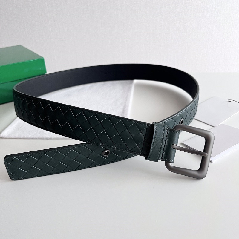 mens business casual belt luxury brand handmade weaving high quality men cowhide bottegavenetas bottega botegaveneta botega venetas bv leather width 3 5cm