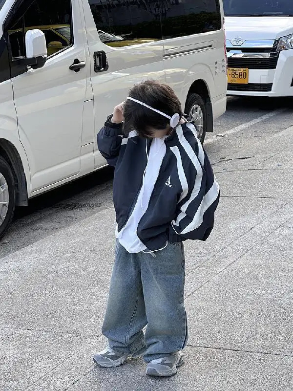 Autumn Spring Baseball Jacket Coat Kids Fashion Clothes for Teens Boys Zipper Children Outwear Coat 2-12 Yrs Baby Boy Clothes 241011