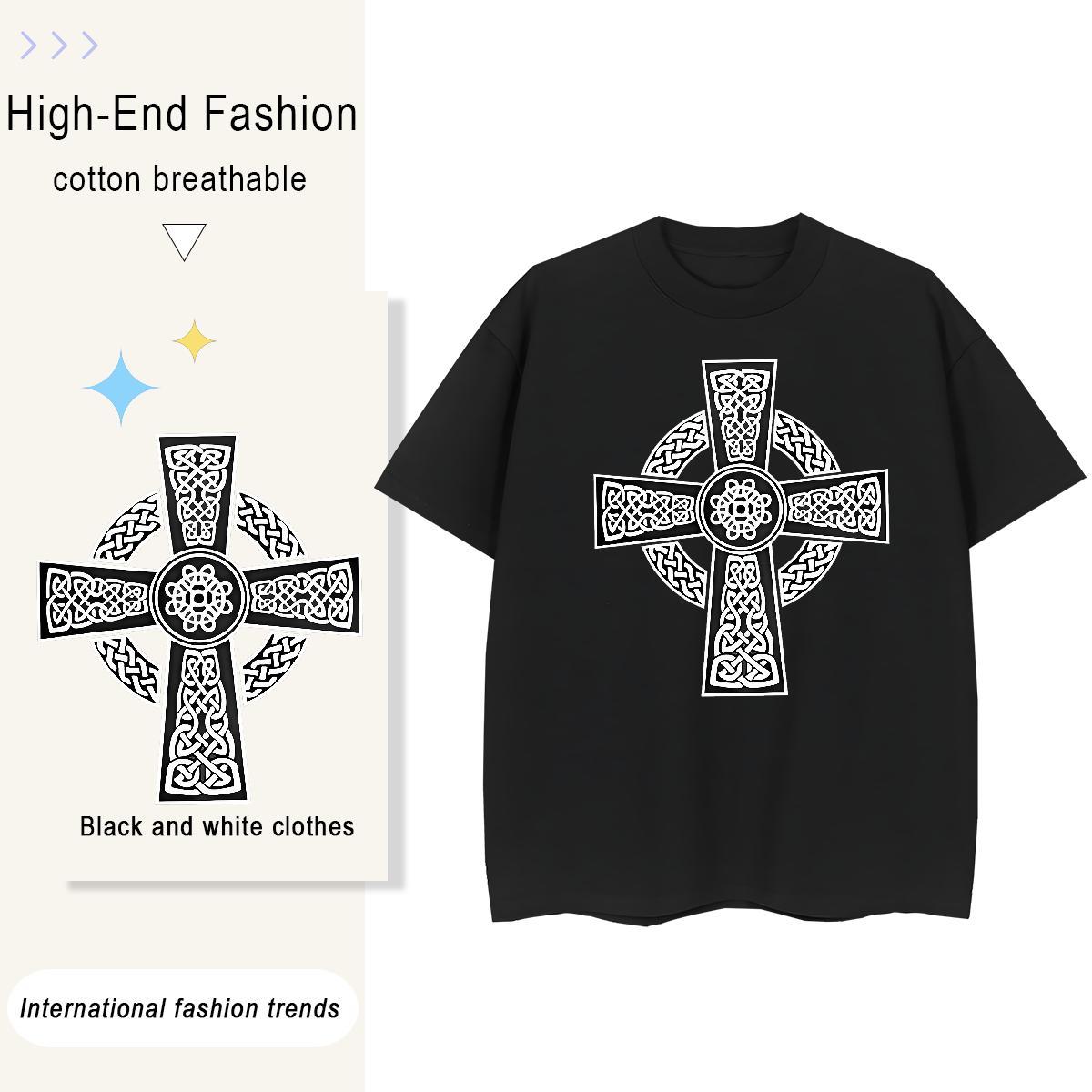 TOP Quality T shirt 230g Pure Cotton Breathable Short Sleeve Hip Hop cross Women Tees Loose fit Oversized L-4XL Top Shirts