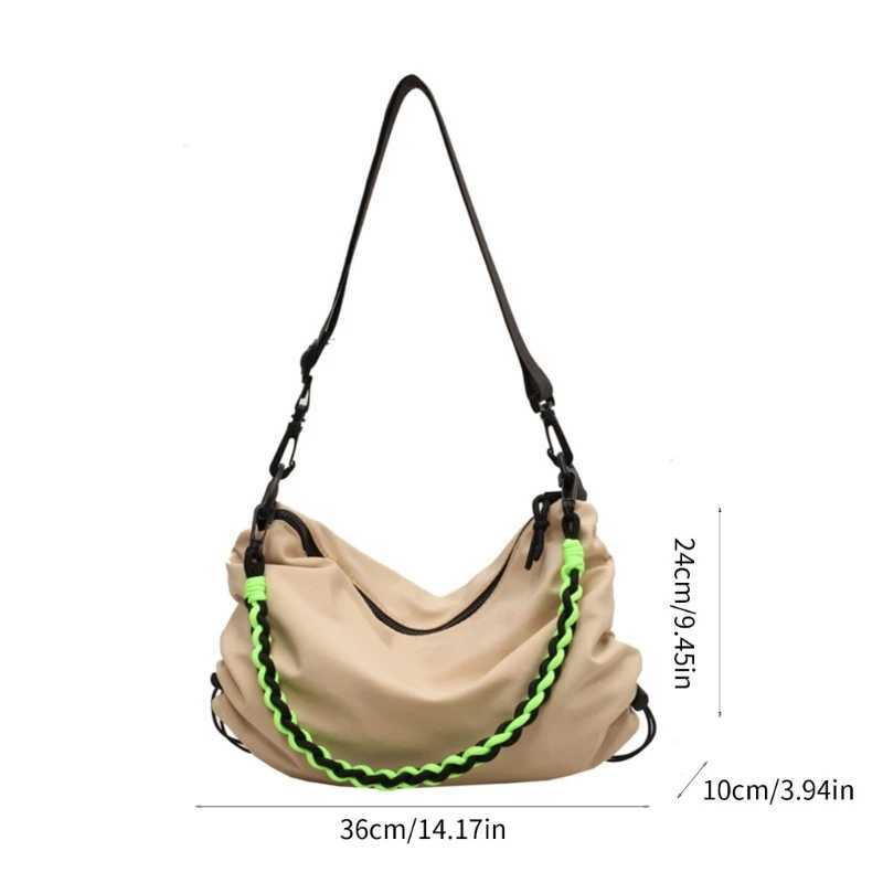 Fashionable ten letter cloth bag fashionable fabric shoulder bag comfortable womens bag showcasing your personal taste M241014