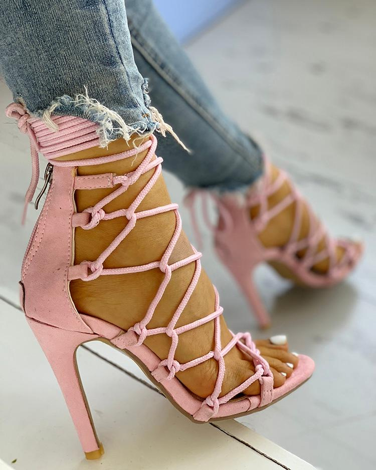 Large Size Beige Heeled Sandals shoes 2024 Women's High Heels Female Shoe Flat Summer Shoes Woman Sizes Black Sale For Ladies