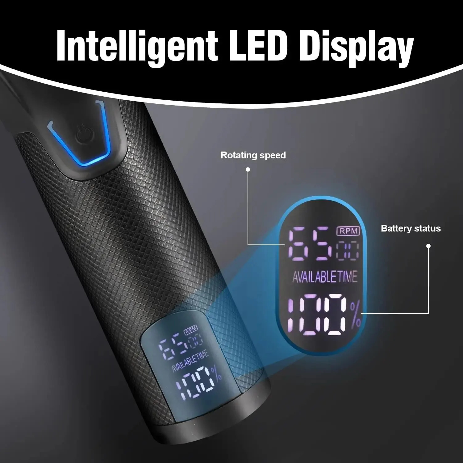 Professional Set Hair Cutting Machine Cordless Barber Clipper LED Display Beard Trimmer Men 241014i C260312