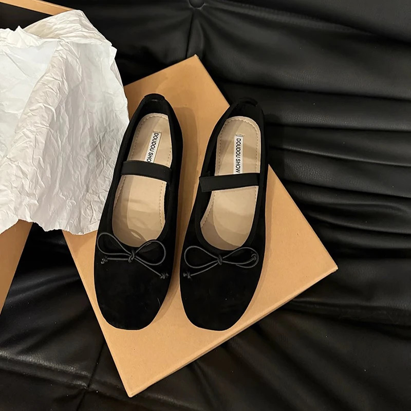 Moccasin Shoes Ballerinas Woman Female Footwear Modis Moccasins Ballet Comfortable Dress Summer Cute Mary Janes Flat
