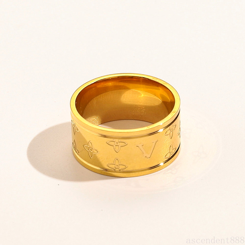 Designer Rings Women Luxury Love Rings 18K Gold Ring Fashion Jewelry Accessories Size 6-8