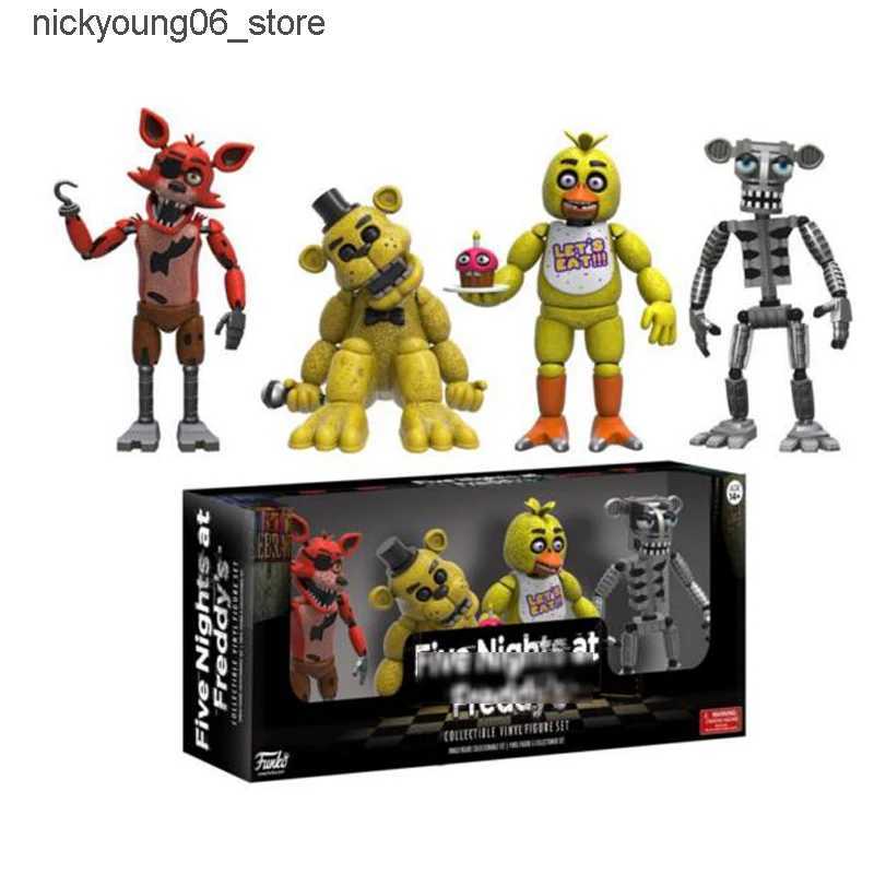 Action Toy Figures Game Model Sundrop Moondrop FNAF Action Figure Special Edition Joints Movable Collection Sun Moon Joker Figurine Toys Gifts L240910