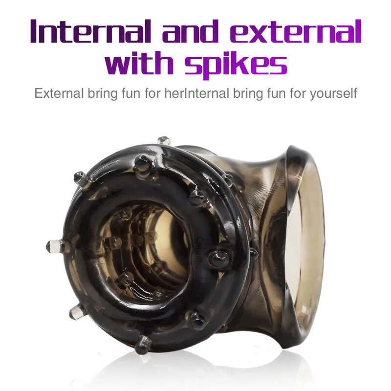 Soft Sleeve Reusable Condom es With Particles Toys Erotic Extender Delay Ejaculation Sex Toy Men